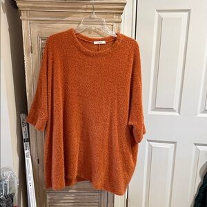 Cherish Cozy Orange Knit Sweater